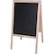 Crestline Products Marquee Easel (Natural Hardwood) White Dry Erase/Black Chalk 31200 - alternate 5
